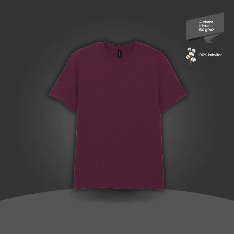 Pamata T-krekls 150 g/m², bordo